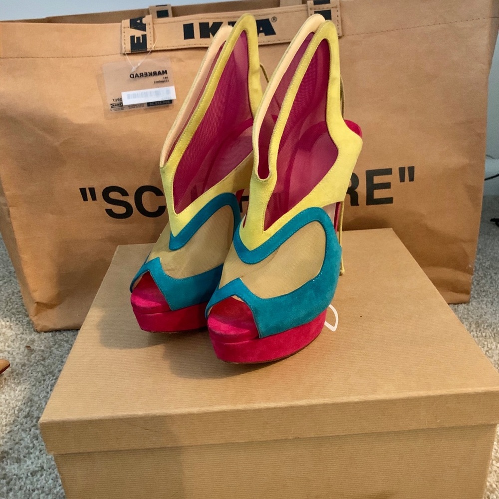 Christian Louboutin Farfamesh 150 Suede Size39.5